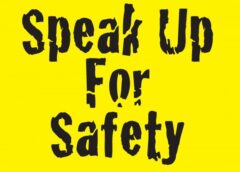 Speak up for Safety.
